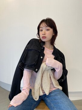 フィット ヒュー 千葉(fit hue) 黒髪/オリーブグレー/ココアベージュ/小顔/クラゲヘアー