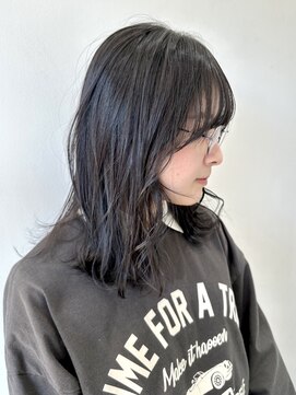 フォーク FOLK 【FOLK】赤みなし透明感ダークグレージュ☆似合わせロング♪