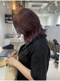 【Cuem 小原彩】ダブルカラー くすみパープル イルミナカラー