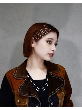 ヴァーディ オモテサンドウ(Vardy omotesando) オレンジブラウン/ボブ/暖色