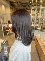 オーガニック リブ 川越(organic+live)&nbsp;グレーベージュカラーダークアッシュベージュくすみカラー黒髪