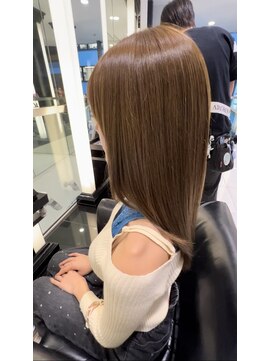 エアー 銀座タワー(AIR) プレミアムケアカラー/髪質改善/美髪/明るい白髪染め【榛葉】