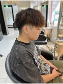 ツイストスパイラルパーマ メンズカット ツイストパーマ 眉毛
