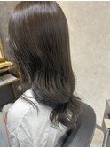 透け感抜群!アッシュブラウン