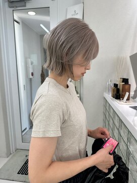 ガガ 心斎橋(GAGA) 韓国/ハイトーンカラー/ワンホンヘア/レイヤーカット/髪質改善