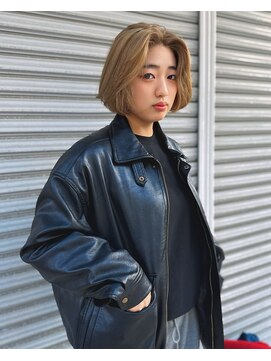 ソウバイジョージ(Sow by George) ブリーチ１回で出来るミルクティーベージュ！！