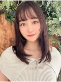 【La fith】ショコラブラウン×シースルーバング