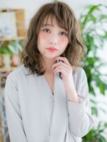 プリモア サロン ハナレ 綾瀬(primoA salon HANARE) 綾瀬/髪質改善/くすみベージュ×ラフなウェーブミディアムk