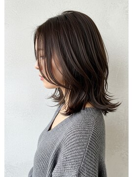 アントワープトーキョー(antwerp TOKYO) 30代40代50代外ハネミディアムレイヤー髪質改善酸性ストレート