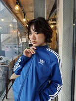 ヒュージ 表参道(huge)&nbsp;ショートボブ/ニュアンスパーマ/レイヤーボブ/顔周りカット