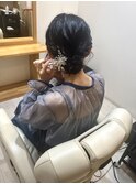 お呼ばれシニヨン＊