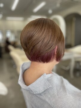 カラペア 大みか店(Color-pair) ピンクインナーカラー