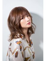 ラル(Lull)&nbsp;レイヤーカット　ミニウルフ　デジパー　スモ－キ－トパ－ズ