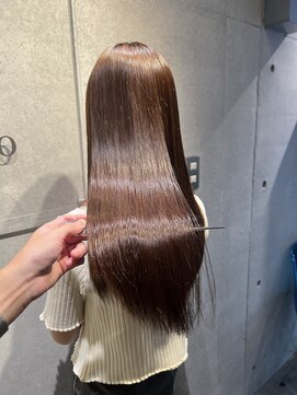 リトバイトゥルークリエイション 大宮(Re:to by True Creation) 【髪質改善】ブリーチ毛対応ストレート×うる艶ロング