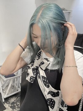 ココ 本八幡(KOKO) #黒髪#小顔#クラゲヘアー#オリーブグレー#ココアベージュ#美髪