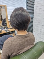 パラッチ 豊中店(Palacchi)&nbsp;ダークグレー×ショートボブ大人可愛い20代30代40代50代