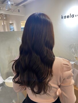 【kaela 村上】赤みを抑えたフォギーブラウン◎