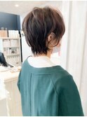 福山Caary20代30代40代50代60代ショートヘア小顔補正立体カット