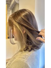 キールーム(Kir'oom) インナーカラー/イヤリングカラー/ケアブリーチ/顔周りレイヤー