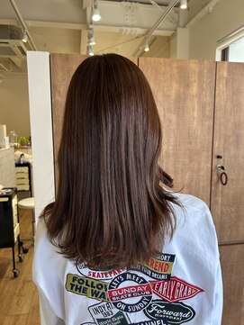 アクアリップル(aqua ripple) 大人可愛いコーラルブラウン