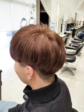 ミック ヘアアンドメイクアップ 高田店(miq Hair&Make up) マッシュ/マッシュカット/ナチュラルブラウン/ブリーチなし