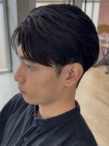 フィフス 渋谷(fifth)&nbsp;渋谷フェザーニュアンスパーマ毛流れセンターパートツーブロック