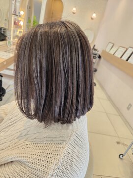 ミーサ(MYSA) 白髪ぼかしハイライト×コントラストハイライトカラー