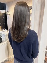 キャアリー(Caary)&nbsp;福山美容室caary髪質改善レイヤーダークグレージュ40代30代20代
