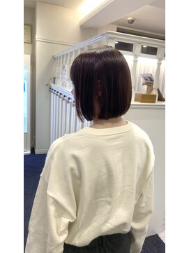 トゥルーブ バイ ファースト 富沢店(trove by first) ボブ/イルミナカラー/オージュアトリートメント