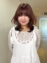 ニコフクオカヘアーメイク(NIKO Fukuoka Hair Make)&nbsp;【NIKO】ブリーチなしダブルカラー.ミディアムレイヤー