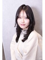 リメル 奥沢自由が丘店(Remel)&nbsp;ミディアムレイヤー/顔周りレイヤー/韓国風/ワンカール/自由が丘