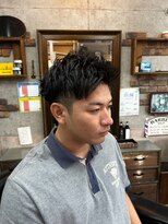 アールズ ヘア(R's hair)&nbsp;MEN’S HAIR/サーフカール/刈り上げセンターパート/印西