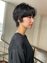 エン 三島(en)&nbsp;大人ショート/黒髪ショート/無造作パーマ/アンニュイ/小顔/三島