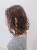 エアリーパーマでモテ度UP♪/大人フェミニン/アースカラー◎20代