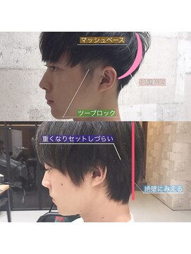 ザ シー 海老名(The C) フェザーマッシュこだわり/ソフトツーブロック/好感度/マット