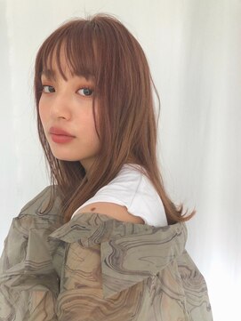 パール(PearL) 《PearL》抜け感ストレートミディ