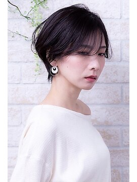 ヘアーアートシフォン 池袋西口店(Hair art chiffon) 切りっぱなしハイライトカラー濡れ髪ストカールショコラベージュ