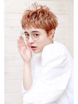 オーシャン(Ocean) [OCEAN Hair&Life藤原純] フレンチガーリーショートパーマ☆