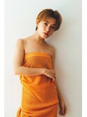 センターパート愛されショート
