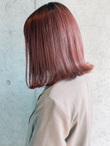 アソート トウキョウ (ASSORT TOKYO) ピンクブラウン×切りっぱなしロブ
