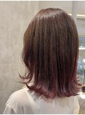 ワンポイント裾カラー*増崎彩乃