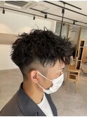 独自配合コスメパーマ、ツイストスパイラル