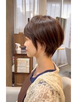 モールヘア 武庫之荘店(MOOL hair) 大人ショートヘアイルミナカラー/ボブ　