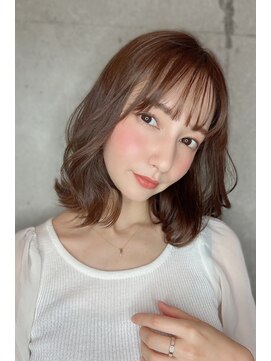 クーエフー(coo et fuu) 10代20代30代40代50代 前髪　ふんわりミディアム