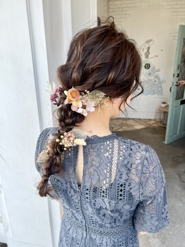 ユイバイラドンナ(Huit by LADONNA) お呼ばれ編みおろしヘアセット