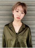 【paaq田中智大】ショートウルフカット×ローライト（ブラウン）