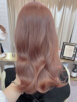 ロンド レア 天神大名店(Lond Le’a)&nbsp;ダブルカラーピンクベージュベージュカラーケアブリーチレイヤー