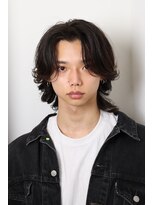 ネイビー 表参道(NAVY) メンズパーマ　ミディアム　平野紫耀風パーマ