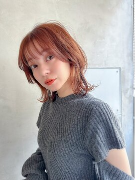 テイラー(Taylor) 【Taylor 大宮】ナチュラルブラウン×外はねミディ