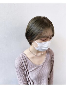 ルア モアナ バイ ヘッドライト 小田原2号店(Lua Moana by HEADLIGHT) Moana#オリーブグレージュ#ミニマムショート